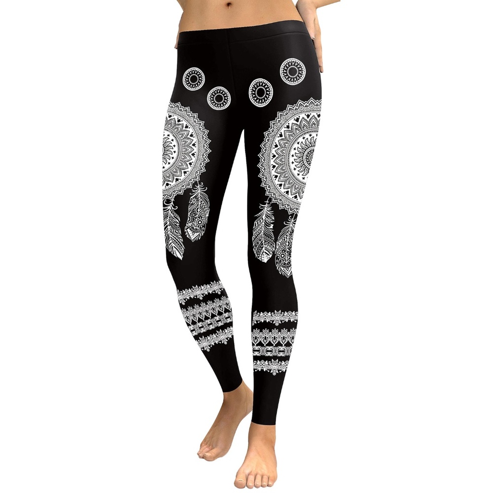 Women's Floral Print Leggings Plus size pants